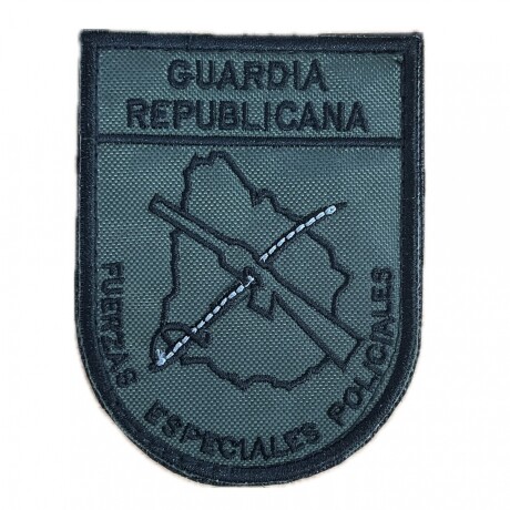 Parche Guardia Republicana - Fuerzas Especiales Policiales Verde negro