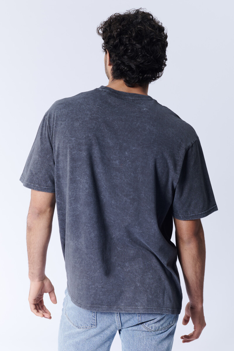 Remera oversize Tribal Gris Oscuro