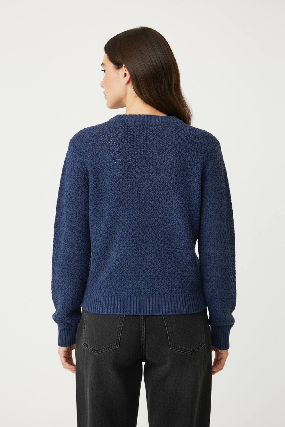 Sweater Allora Azul Grisaceo