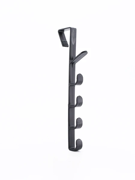 PERCHERO PARA PUERTA NEGRO