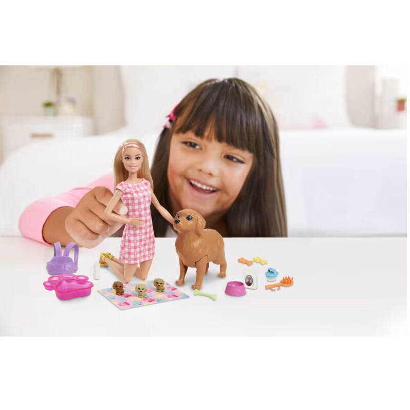 Muñeca Barbie Cachorros Recién Nacidos Muñeca Barbie Cachorros Recién Nacidos