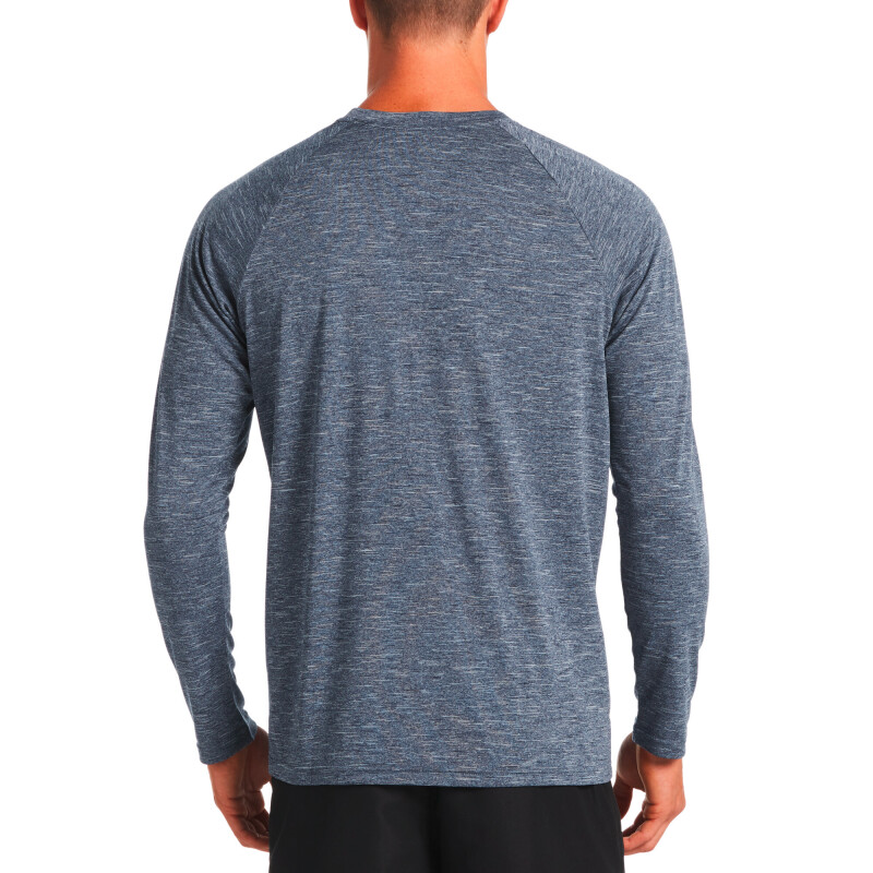 Camiseta Long Sleeve Hydrogua de Hombre Azul