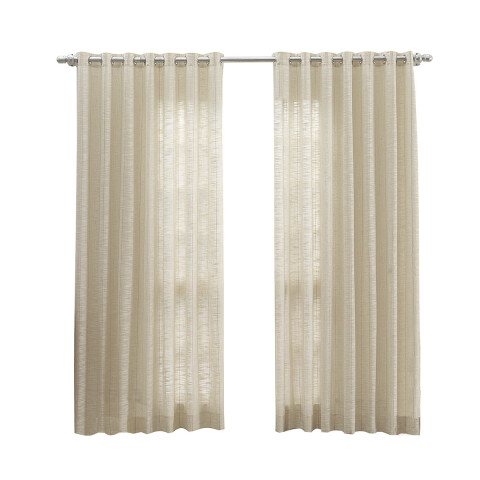 Pack x 2 Cortina Dohler Rosane 135 x 200 cm NATURAL