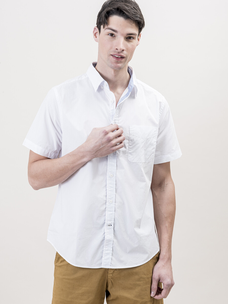 Camisa manga corta - Blanca 