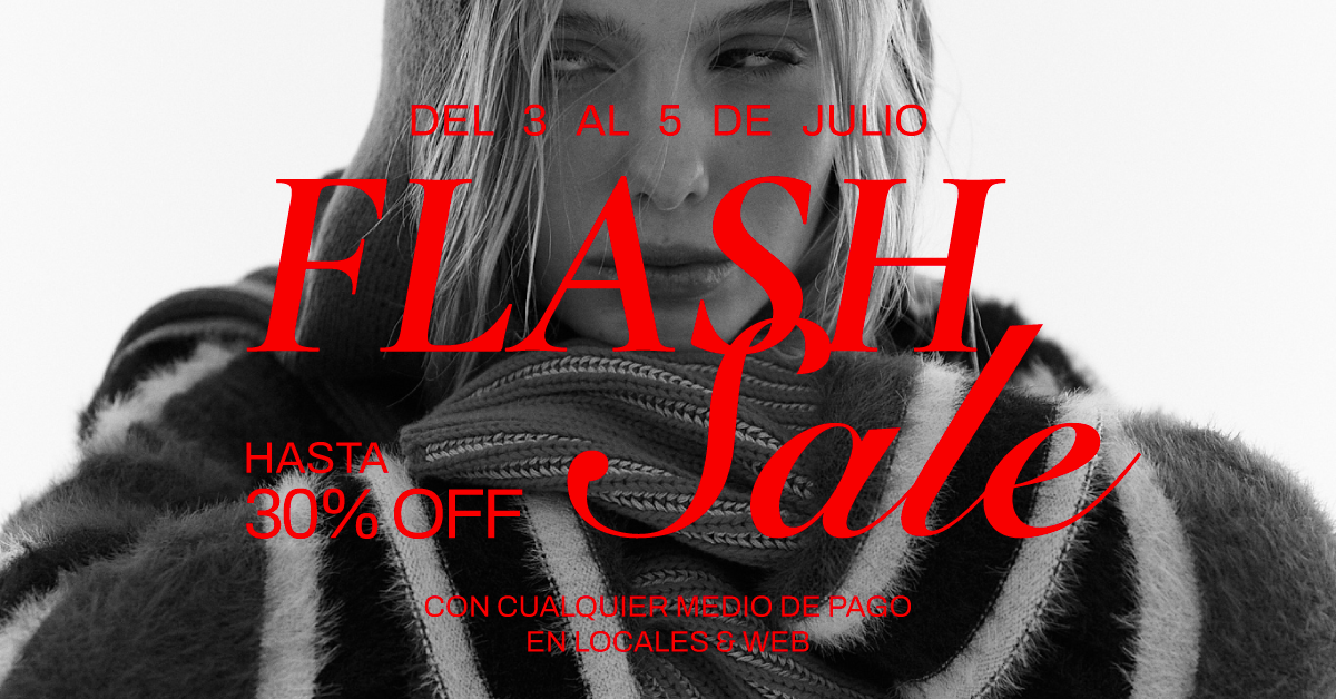 pop up FLASH SALE