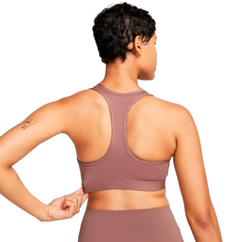 Training - Nike - NIKE TOP W NK SWSH MED SPT BRA de Mujer - DX6821-208 Tabaco