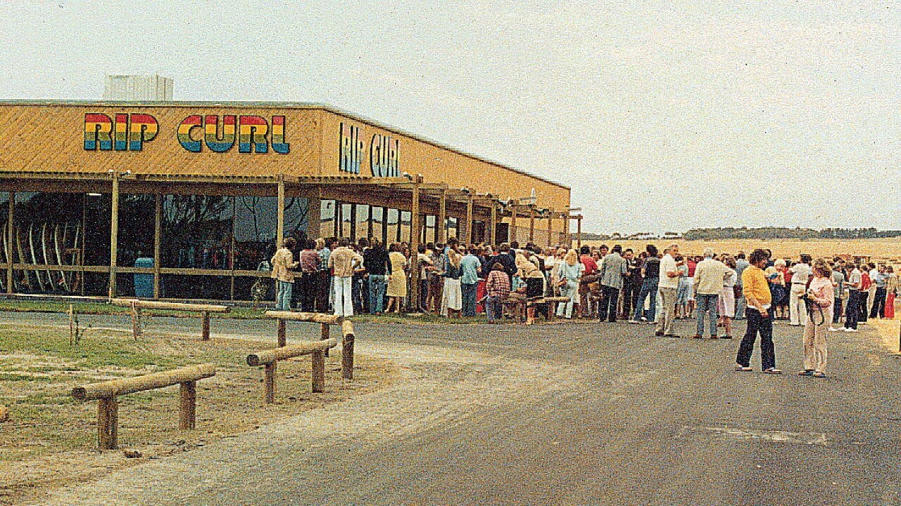 Tienda y Sede de Rip Curl, Geelong Road, Torquay 1980