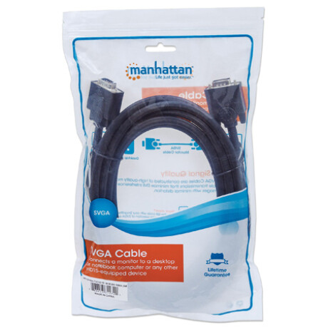 Cable VGA macho/macho 4,5 mts Blindado Manhattan 3645