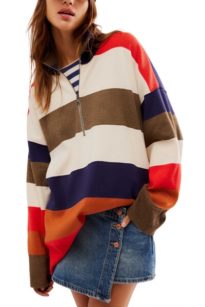 COASTAL PULLOVER Azul