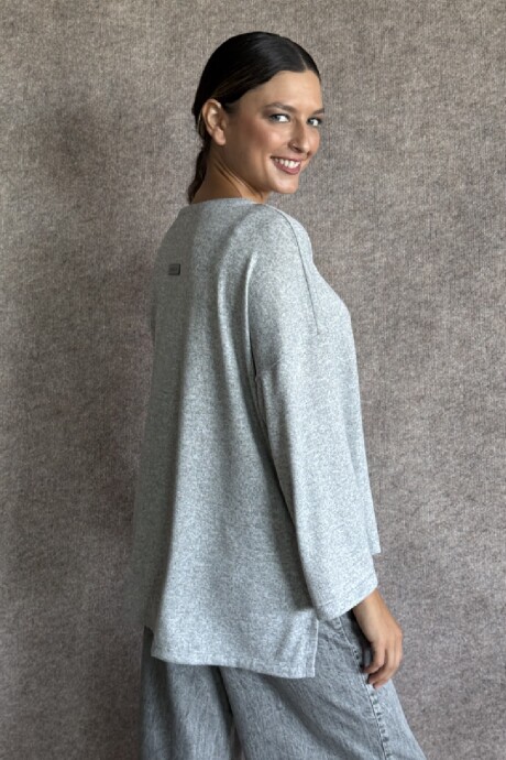 Remerón Vera Lanilla gris melange