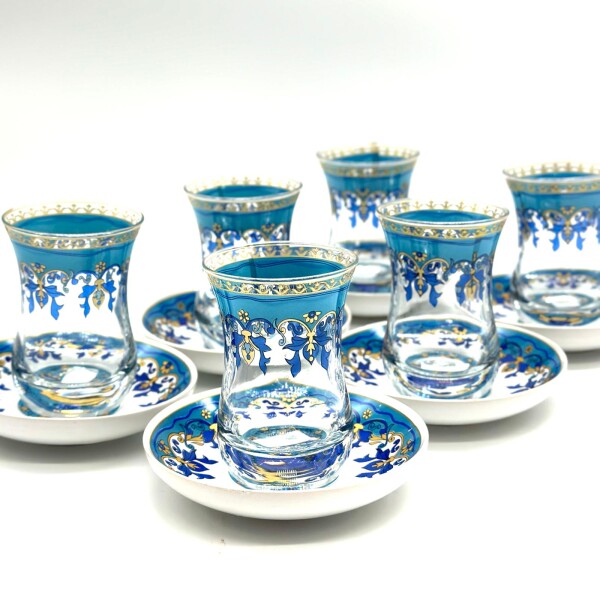 Juego de té color plato cerámica Modelo 1
