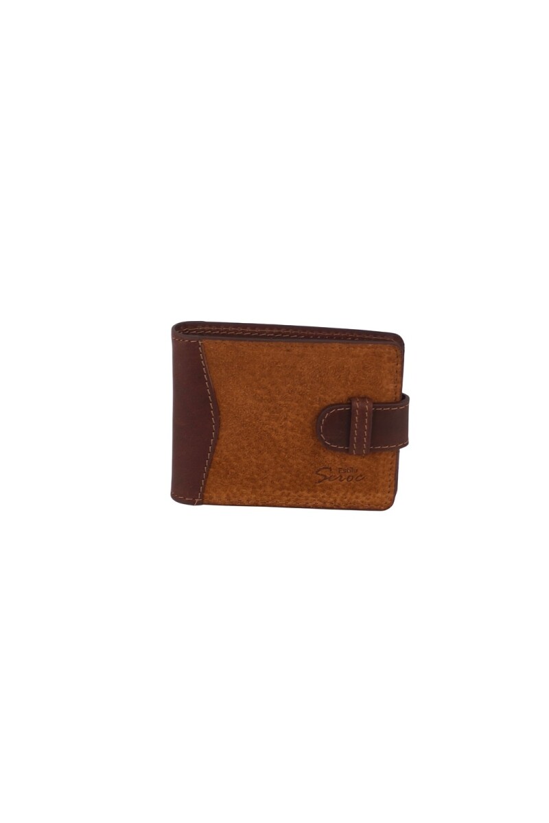 Billetera de cuero Marron