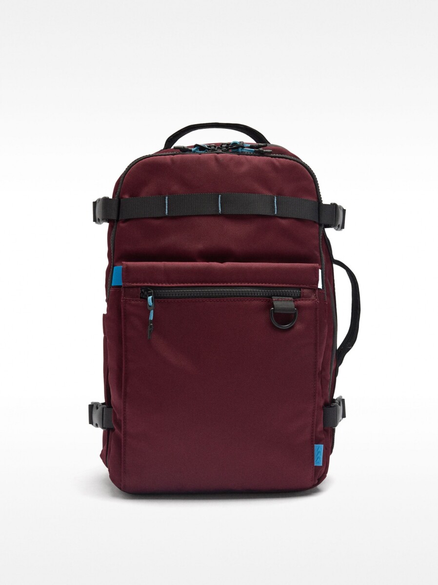 Mochila De Cabina De Nylon - burdeos 