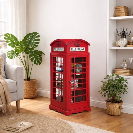 GABINETE LONDON TELEPHONE ROJO