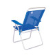 Set X 2 Sillas Altas Boreal 4 Posciones Aluminio AZUL CLARO