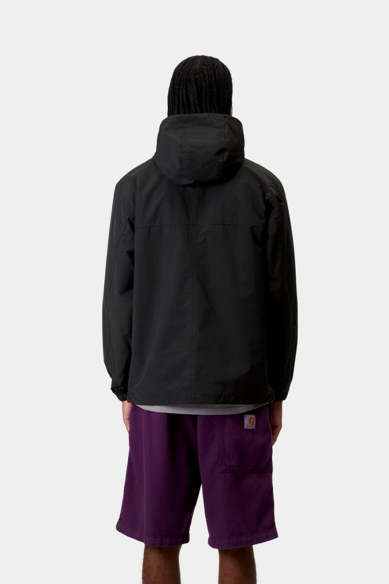Windbreaker Pullover Negro