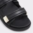 CORALINA BLACK SMOOTH SYNTHETIC BLACK