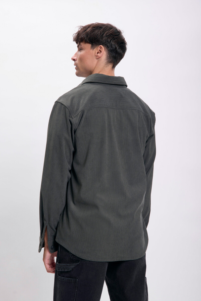 Camisa de pana Verde