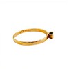 Anillo Solitario-Oro bajo-Piedra Zafiro-AN8124 conpiedra