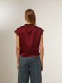 Blusa Lujane Bordeaux Oscuro