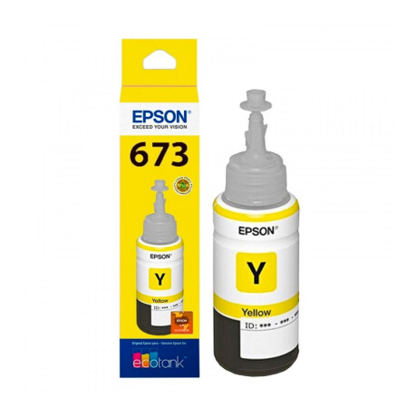 EPSON T673420 BOTELLA DE TINTA L800/1800 YELLOW (1800 FOTOS) Epson T673420 Botella De Tinta L800/1800 Yellow (1800 Fotos)