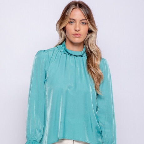 BLUSA CLAVELINA Verde Grecia