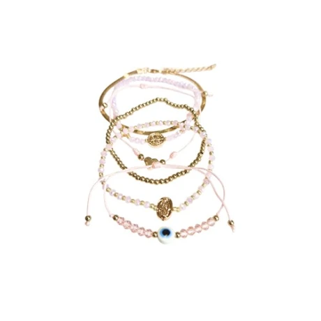 Pulsera Set x6 con dije Sc