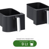 Freidora de aire Enxuta SDAENXFSA2222 negra 9L 1300w 220v Freidora De Aire Enxuta Sdaenxfsa2222 Negra 9l 1300w 220v
