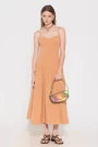 VESTIDO CANDE Camel