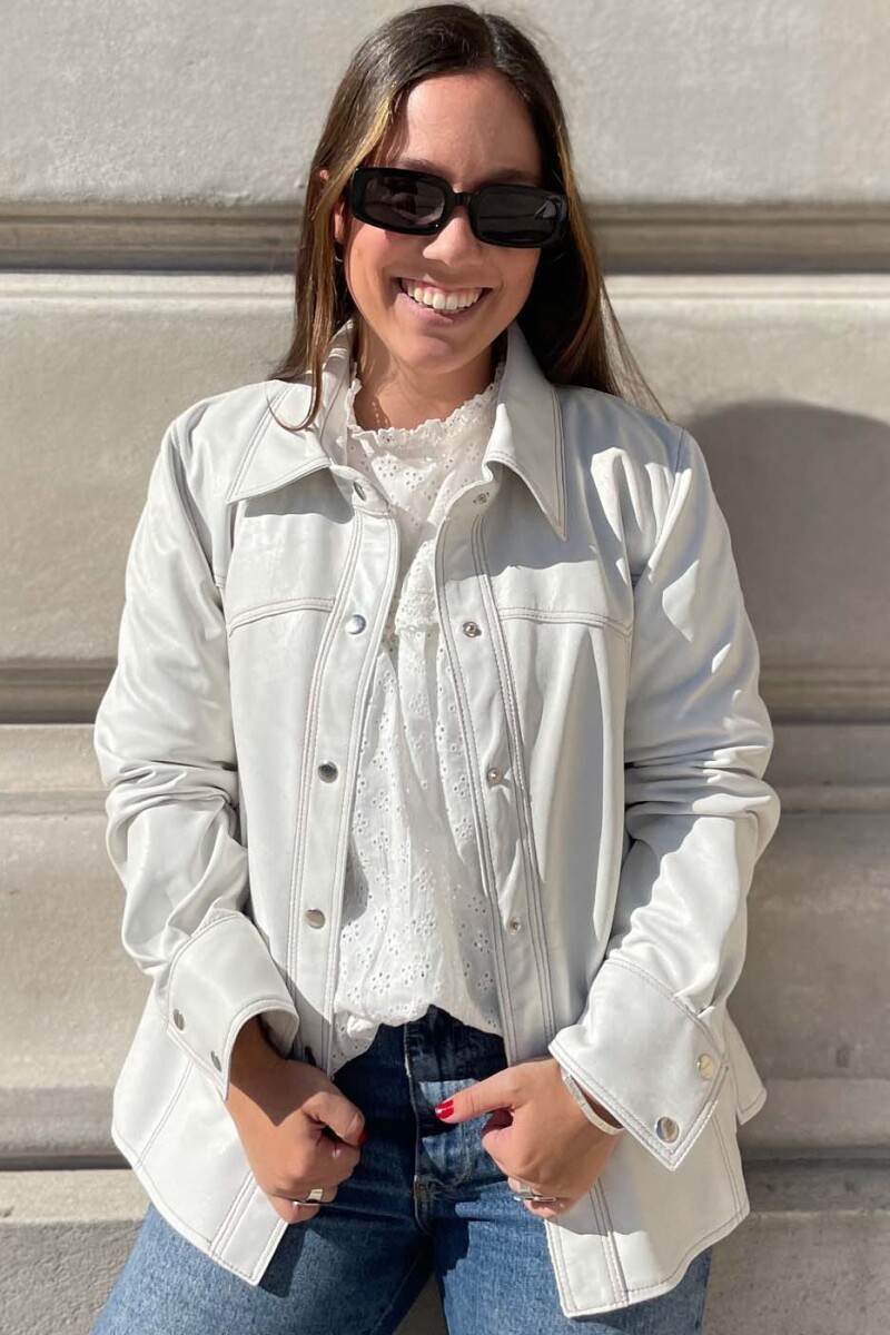 Camisa fio larga Gastada blanca