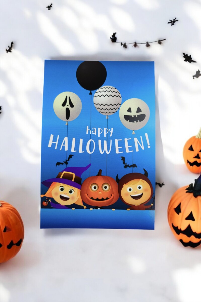 Tarjeta halloween 10x15 - DISEÑO 1 