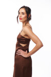 VESTIDO TEIT MARRON