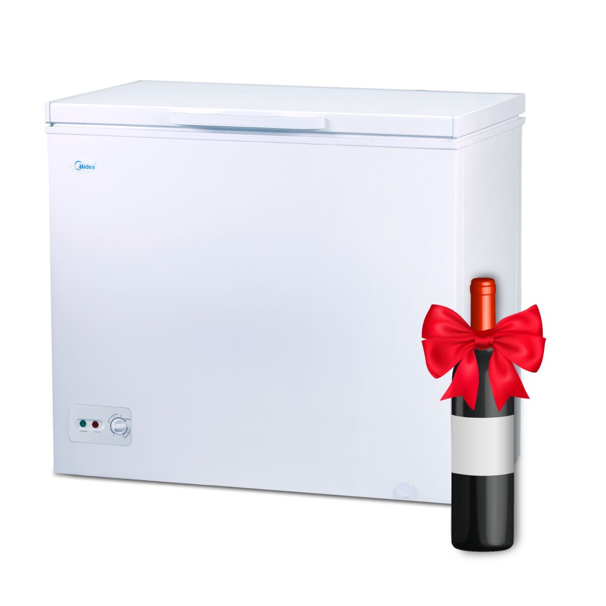 Congelador Midea 220 litros horizontal 1 puerta 