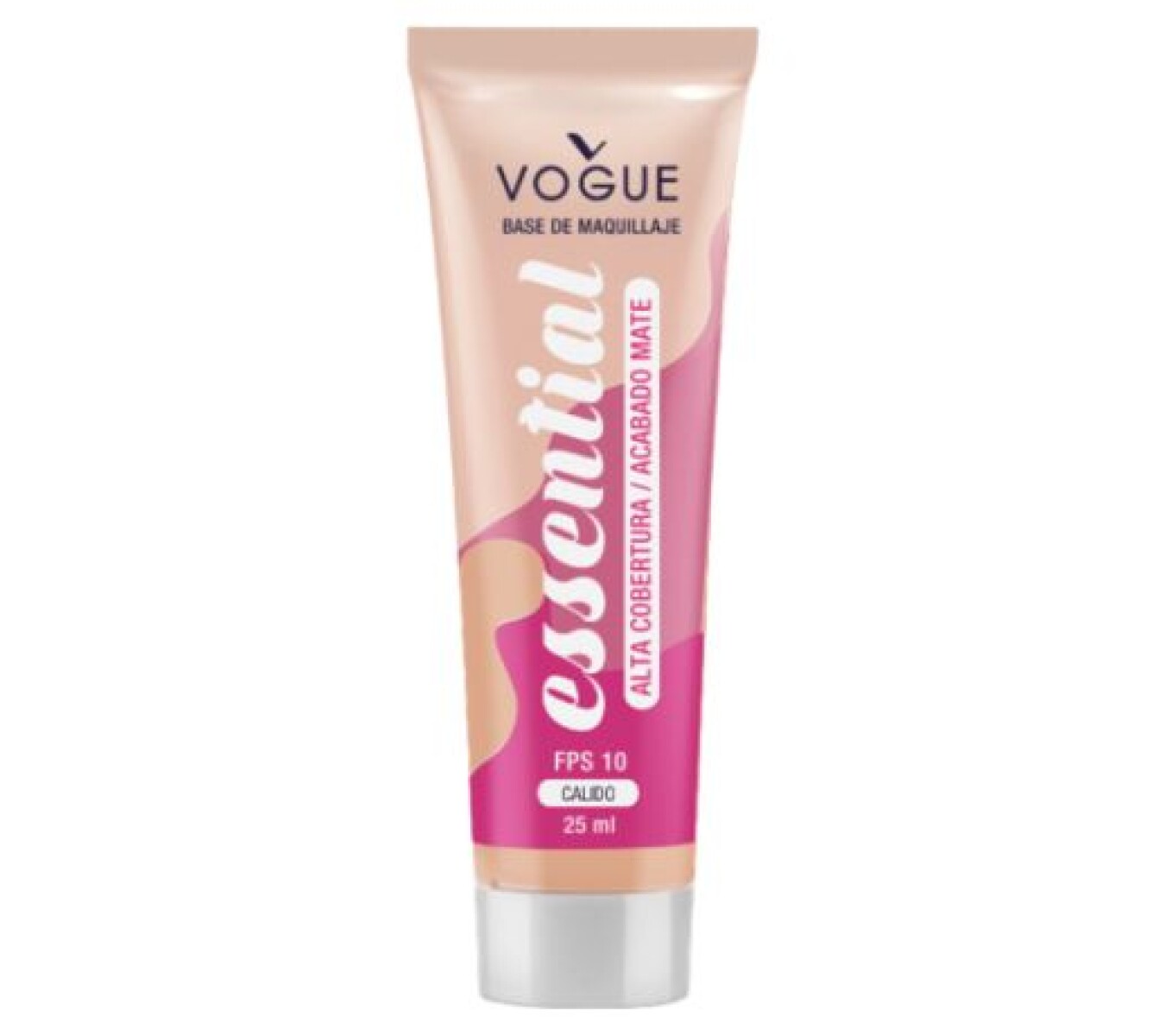 Vogue Base de Maquillaje Essential Tono Cálido 25ml – Piel Uniforme y Natural