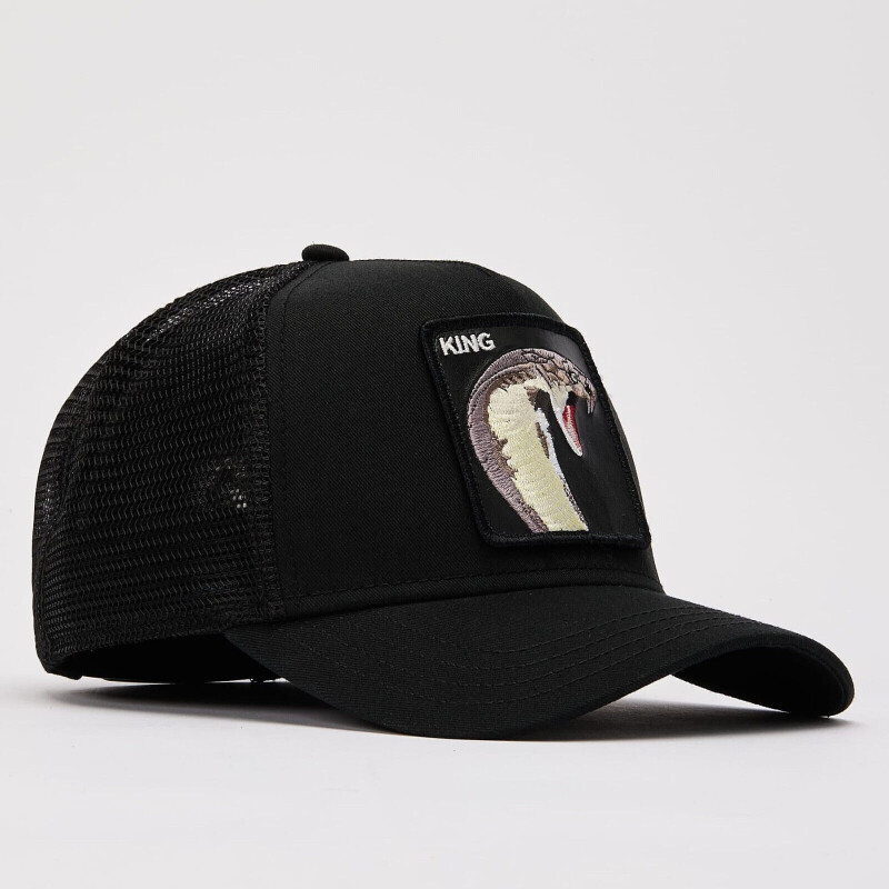Gorra Goorin Bros Trucker Baseball - The King Cobra Negro