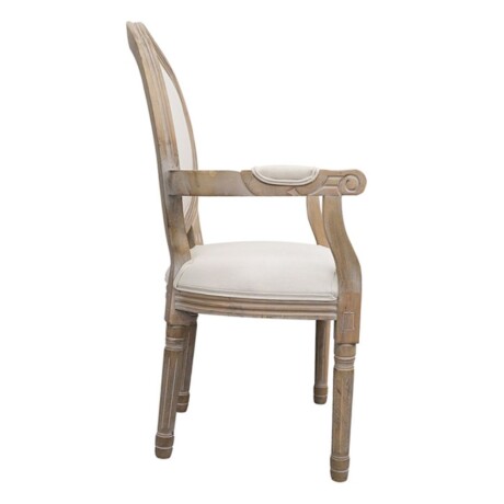 Silla Luis XV con posabrazos Silla Luis XV con posabrazos