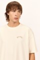 REMERA ARCH EMB OVER TEE 6-beige