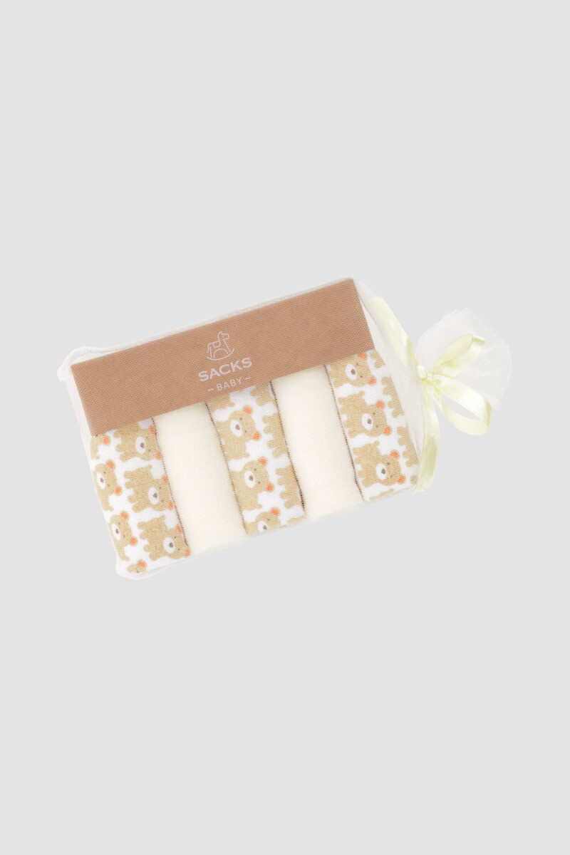 Pack babitas beige Marfil