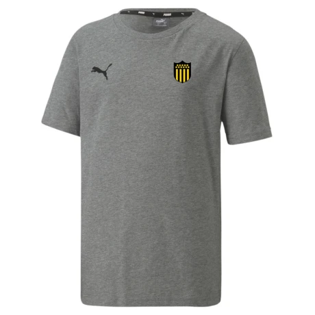 Remera Puma Peñarol Cas.Tee Junior Gris S/C