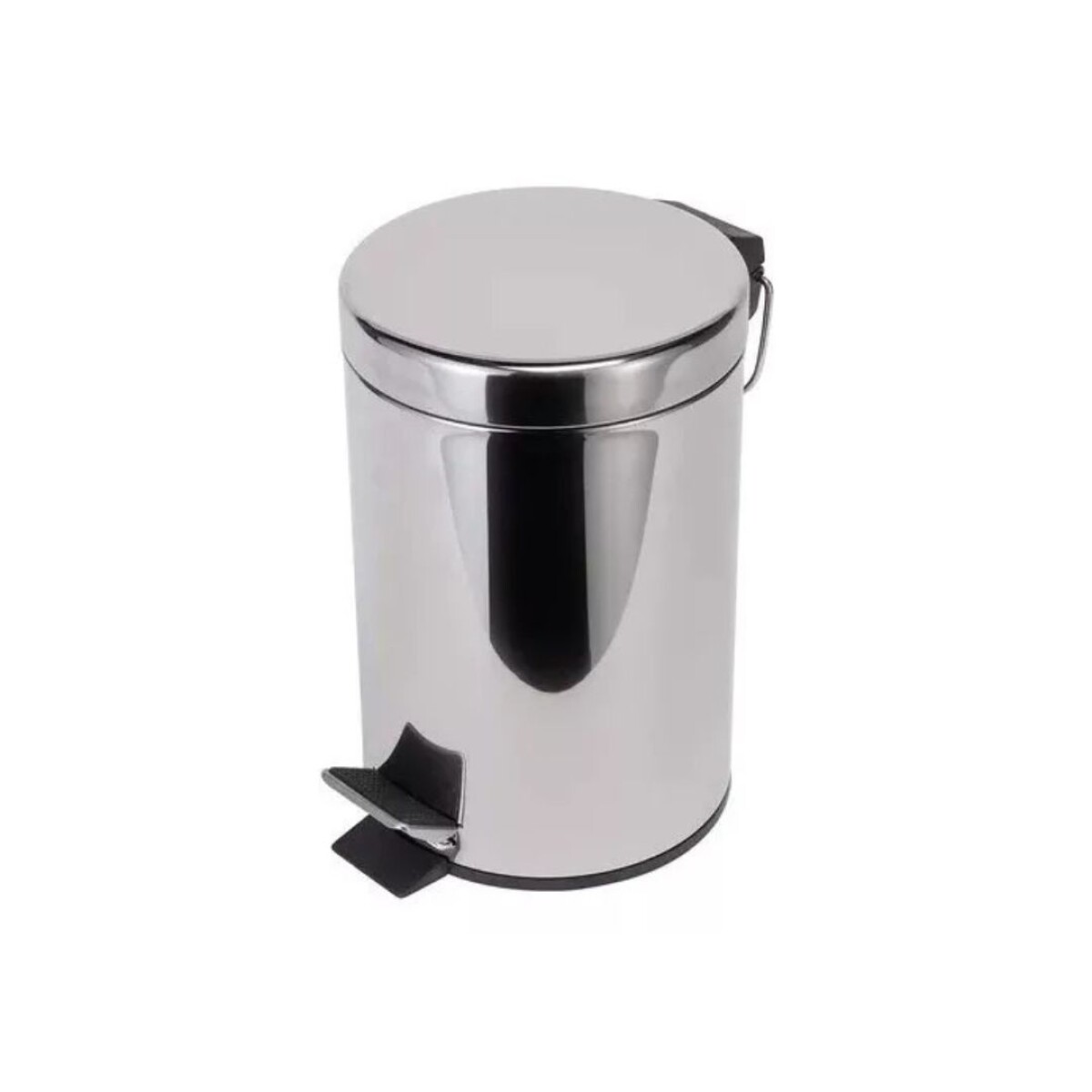 PAPELERA CON PEDAL ACERO INOX 5L 