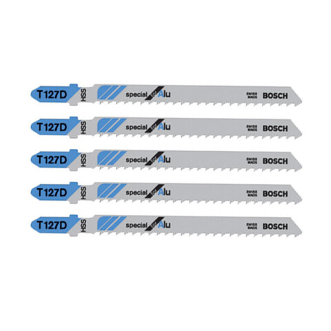 5 hojas para caladora corta aluminio Pro Bosch BS3412