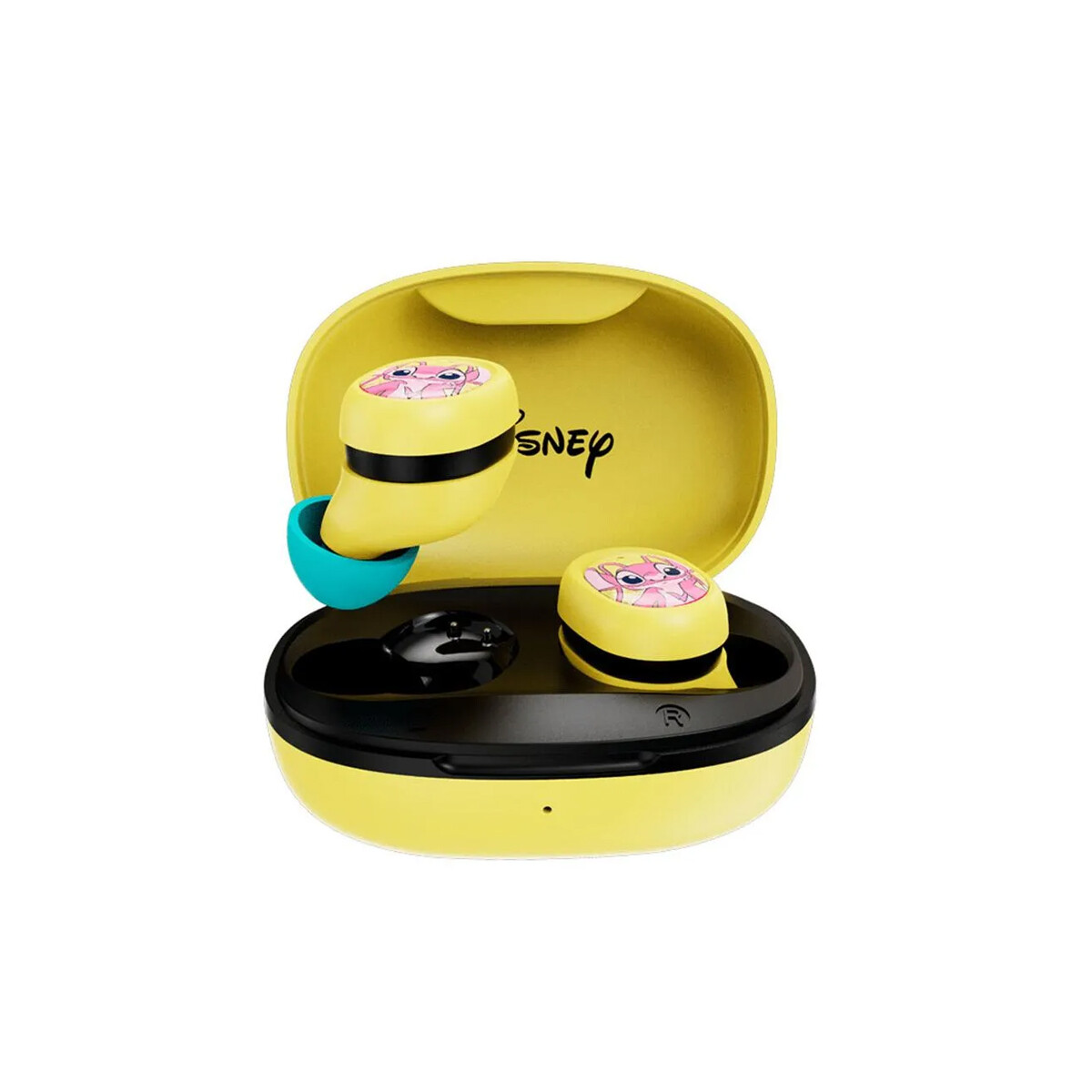 Auriculares Inalámbricos BT Stitch. 12 horas de reproducción. Batería en estuche 220mAh. Botón táctil. Asistente de voz. 