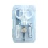 Set manicure cuidado uñas KIKKABOO celeste