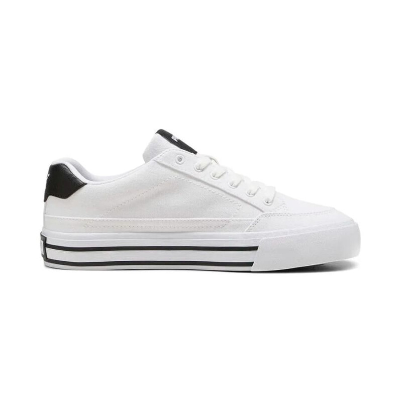 Championes Puma Court Classic Vulc de Hombre - 396353-02 Blanco-negro