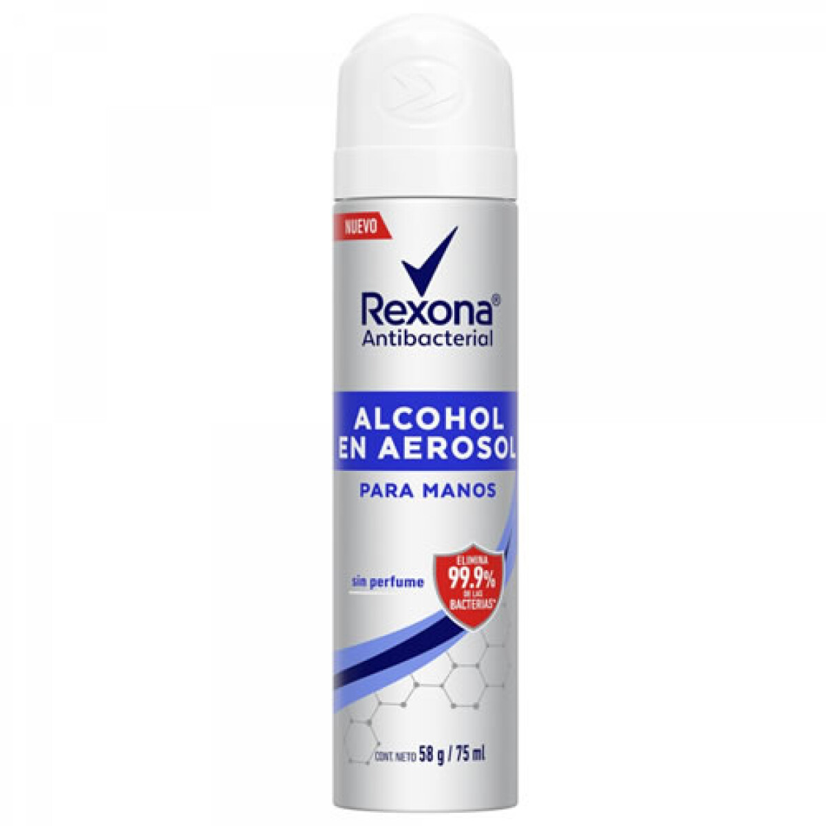 Rexona Alcohol en Aerosol 75ml – Desinfección Rápida y Efectiva