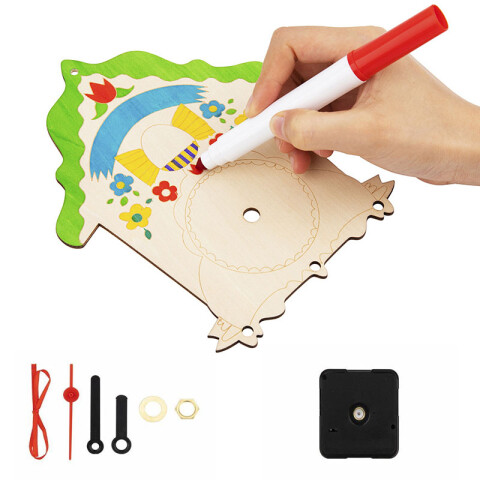 Reloj de madera a pila para armar y decorar DIY Reloj De Madera A Pila Para Armar Y Decorar Diy