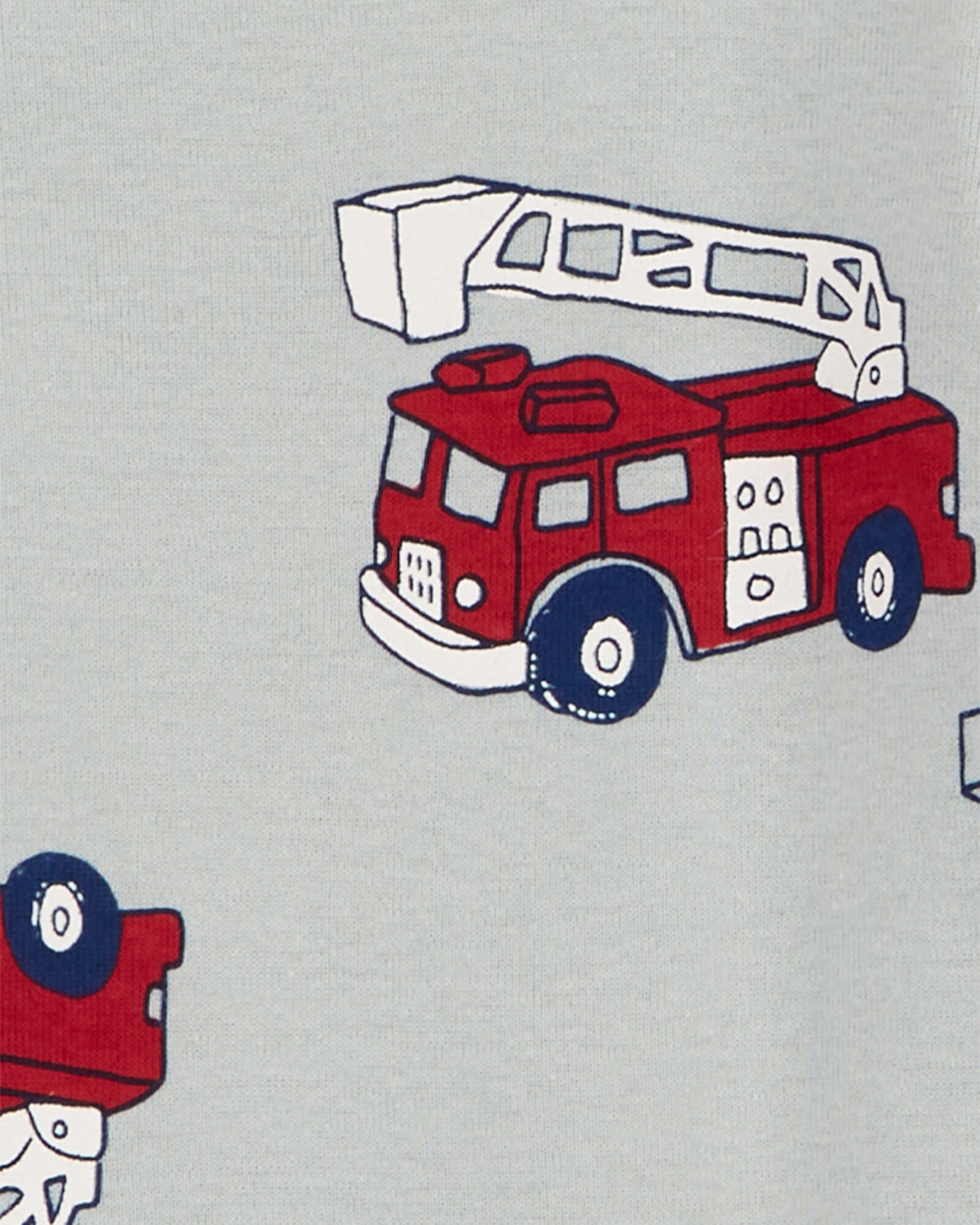 Pack cuatro bodies de algodón, manga larga, diseño bomberos Pack cuatro bodies de algodón, manga larga, diseño bomberos