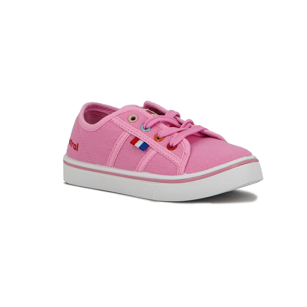 Austral Zapatilla Acordonada Casual Kids - Rosa Claro 
