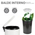 Cesto de basura 12 Litros Residuos Papelera Extraíble Acero Inoxidable Blanco cb008 Cesto de basura 12 Litros Residuos Papelera Extraíble Acero Inoxidable Blanco cb008
