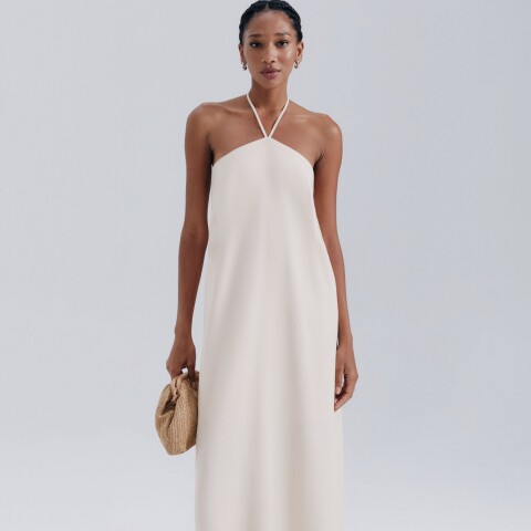 VESTIDO FEM CREME